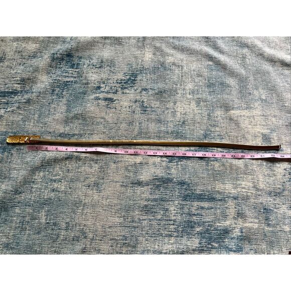Vintage Gold Tone Snake Wheat Stretch Dress Belt - Picture 4 of 6